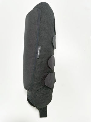 Padded Protective Gear Soccer Shin Guards With Ankle Support and Adjustable Straps
