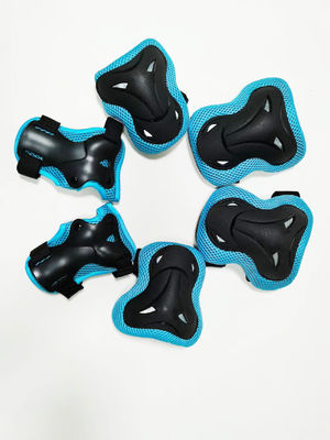 6 IN 1 Roller Skating Protective Gear Pads Knee Elbow Wrist Guards For Kids Outdoor Sport