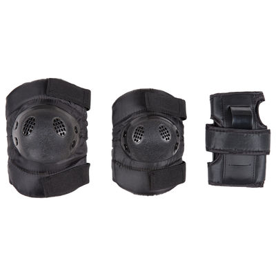 Skate Gear Roller Skating Protective Gear Black PP Cap Fabric Foam